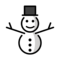 Schneemann Ohne Schneeflocken