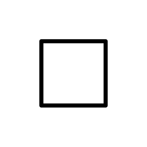 Mittelkleines Weißes Quadrat