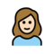 Frau: Helle Hautfarbe