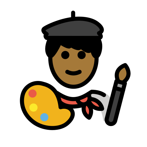 艺术家：中等深肤色