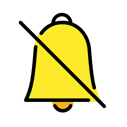 Durchgestrichene Glocke