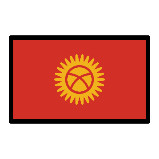 Flagge: Kirgisistan