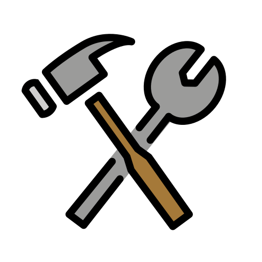 Hammer und Schraubenschlüssel