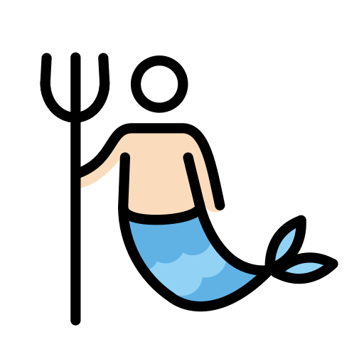 男人鱼：较浅肤色