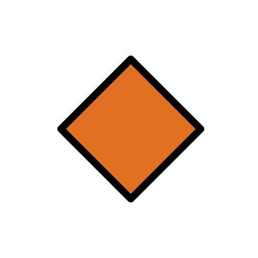 Kleine Orangefarbene Raute
