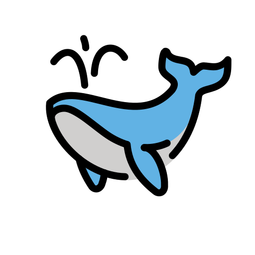 喷水的鲸