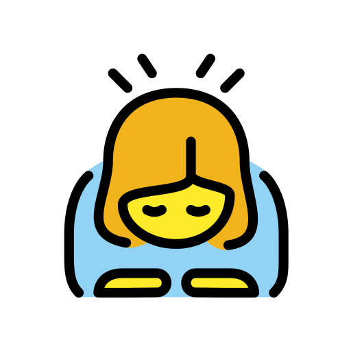女生鞠躬