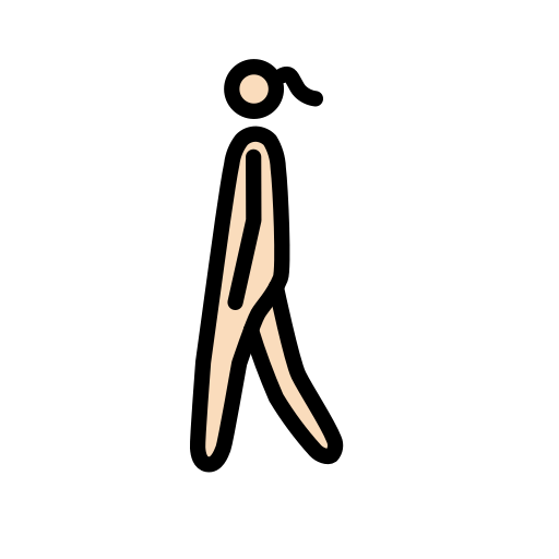 女行人：较浅肤色