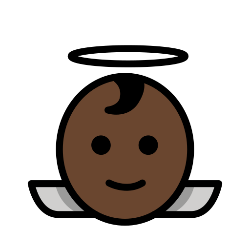 Baby Angel: Dark Skin Tone