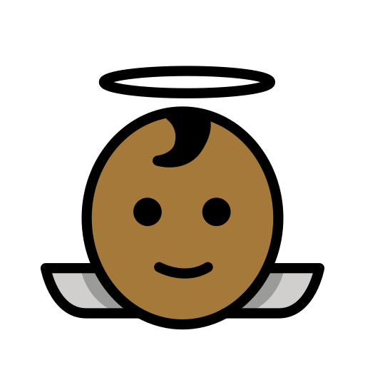 Baby Angel: Medium-Dark Skin Tone