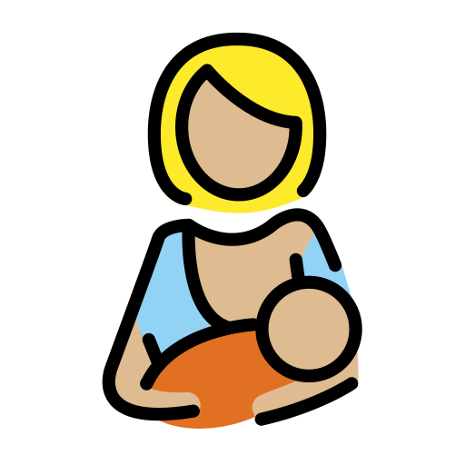 Breast-Feeding: Medium-Light Skin Tone