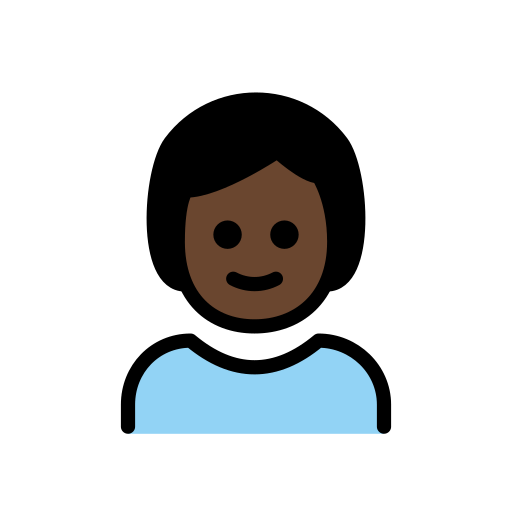 Child: Dark Skin Tone