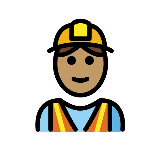 Construction Worker: Medium Skin Tone