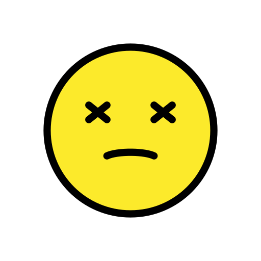 Face with Crossed-Out Eyes