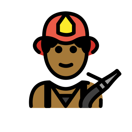 Firefighter: Medium-Dark Skin Tone