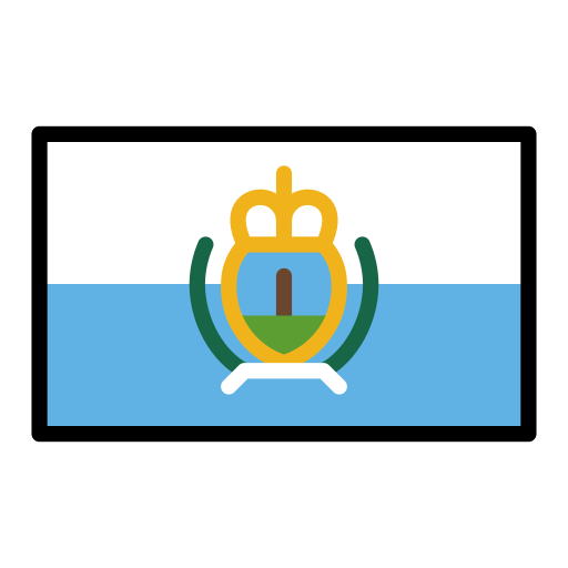 Flagge: San Marino Flagge: San Marino