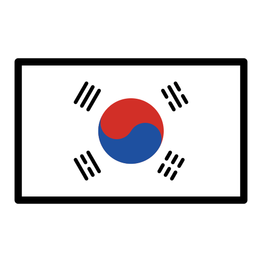 Flagge: Südkorea Flagge: Südkorea
