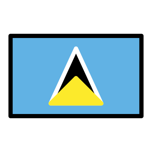 Flagge: St. Lucia Flagge: St. Lucia