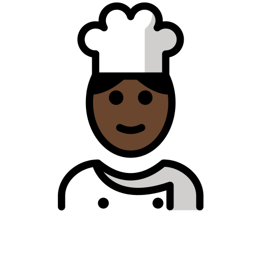 Man Cook: Dark Skin Tone