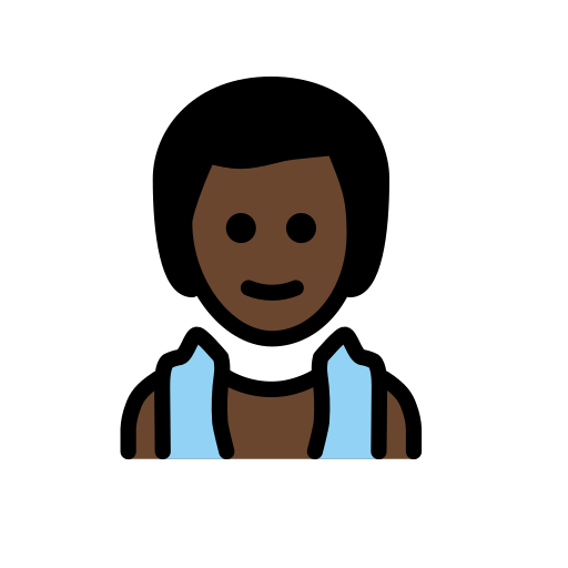 Man in Steamy Room: Dark Skin Tone