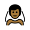 Man with Veil: Medium-Dark Skin Tone