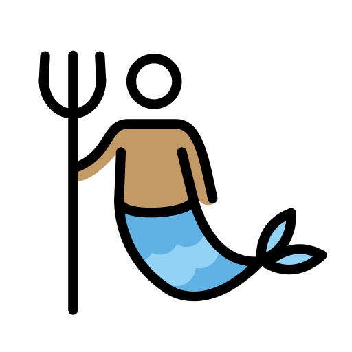 Merman: Medium Skin Tone