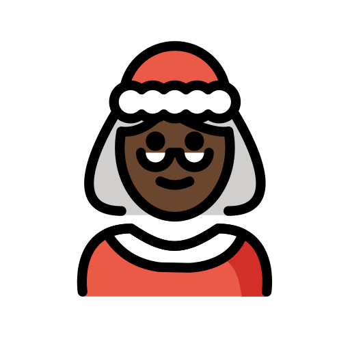 Mrs. Claus: Dark Skin Tone