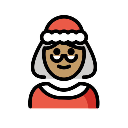 Mrs. Claus: Medium Skin Tone