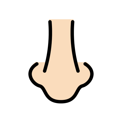 Nose: Light Skin Tone