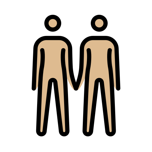 People Holding Hands: Medium-Light Skin Tone
