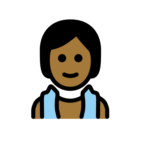Person in Steamy Room: Medium-Dark Skin Tone
