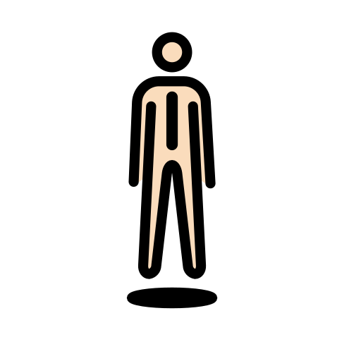 Person in Suit Levitating: Light Skin Tone