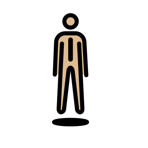 Person in Suit Levitating: Medium-Light Skin Tone