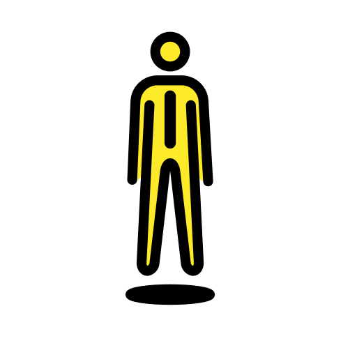 Person in Suit Levitating