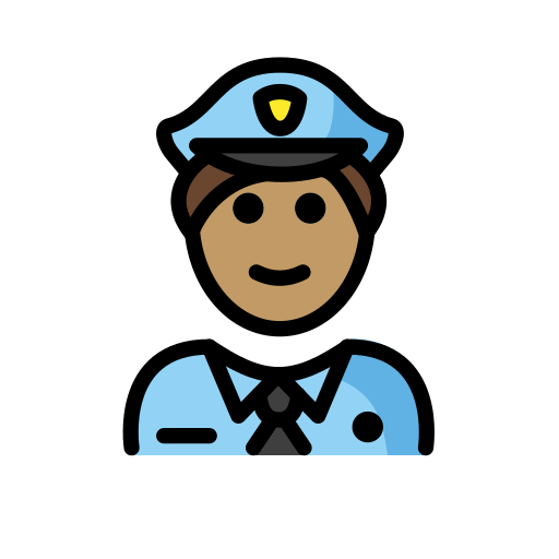 Police Officer: Medium Skin Tone