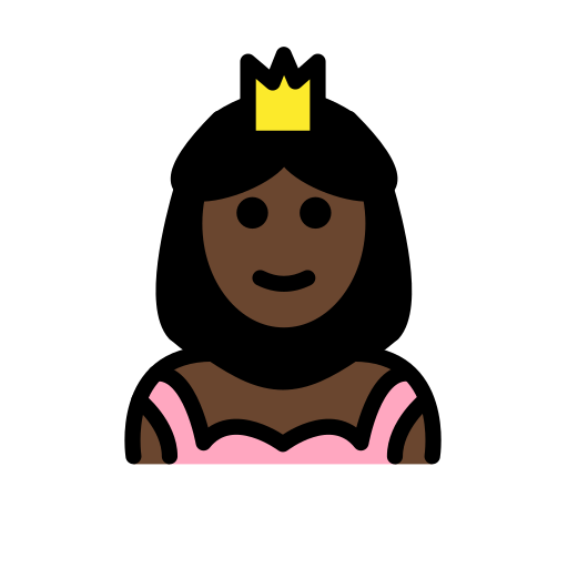 Princess: Dark Skin Tone