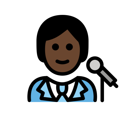 Singer: Dark Skin Tone
