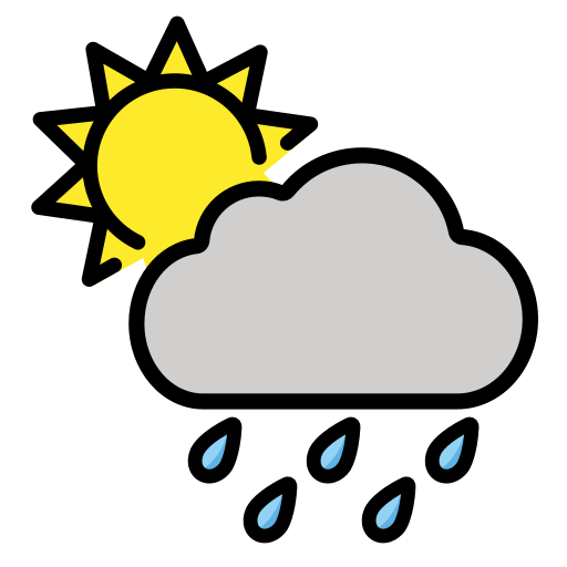 Sun Behind Rain Cloud