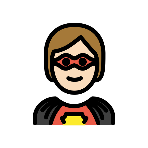 Superhero: Light Skin Tone