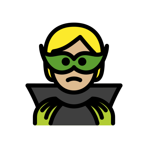 Supervillain: Medium-Light Skin Tone