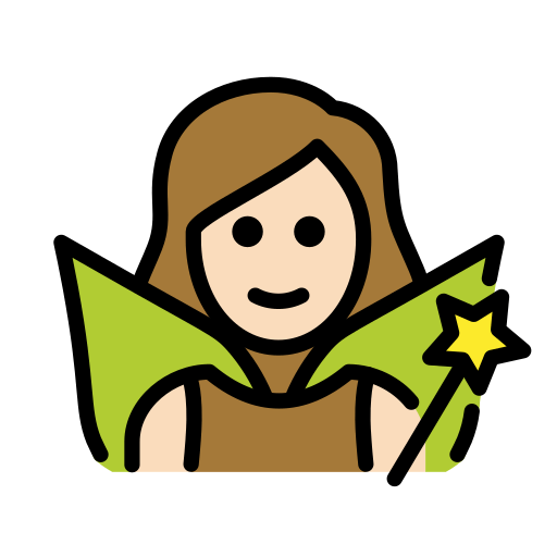 Woman Fairy: Light Skin Tone