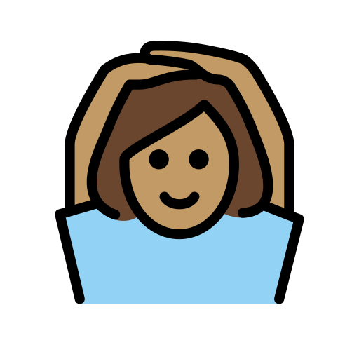 Woman Gesturing OK: Medium Skin Tone