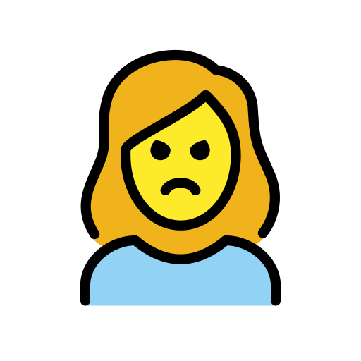 Woman Pouting