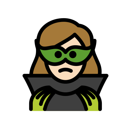 Woman Supervillain: Light Skin Tone
