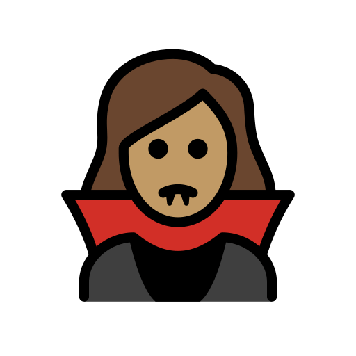Woman Vampire: Medium Skin Tone
