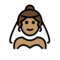 Woman with Veil: Medium Skin Tone