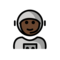 Astronaut(In): Dunkle Hautfarbe