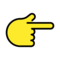 Nach Rechts Weisender Zeigefinger