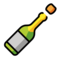 Flasche Mit Knallendem Korken
