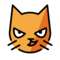 Verwegen Lächelnde Katze